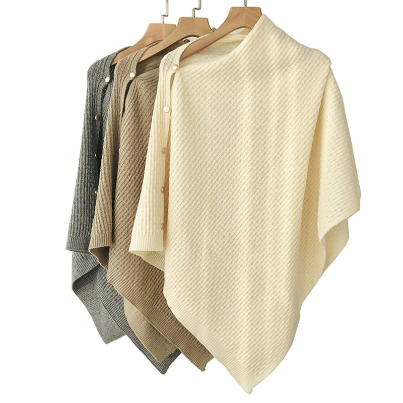 Cashmere Pashmina Wrap - Nova primavera feminino cachecol de malha