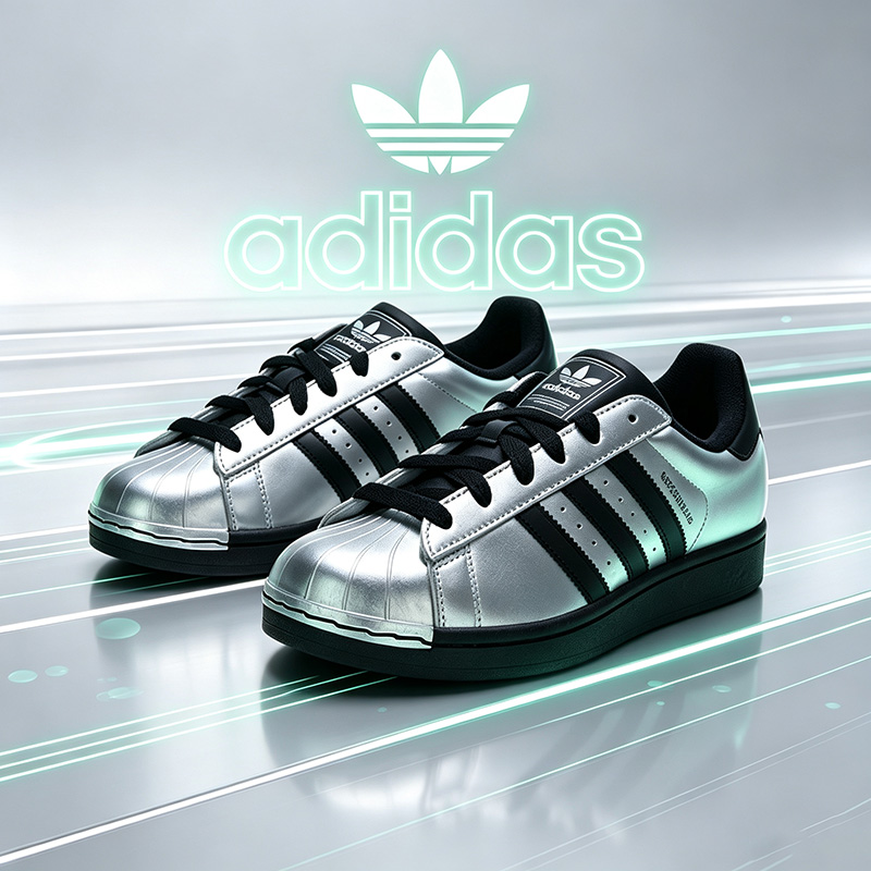 Adidas Shoes Superstar - Tênis Adidas Clover Feminino Genuíno -