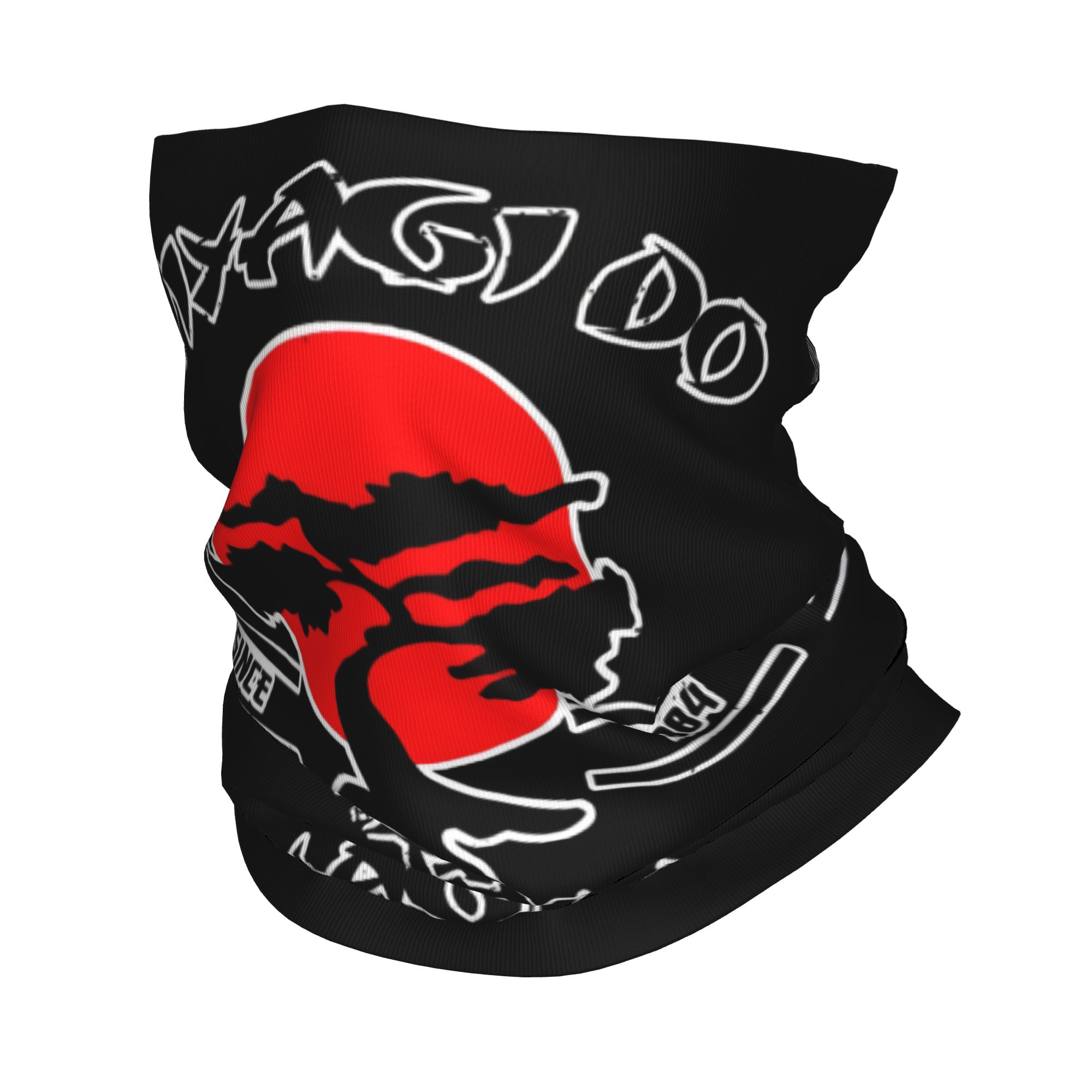 Neck Gaiter Fleece - Personalizado k-karates retro programa japonês desenhos