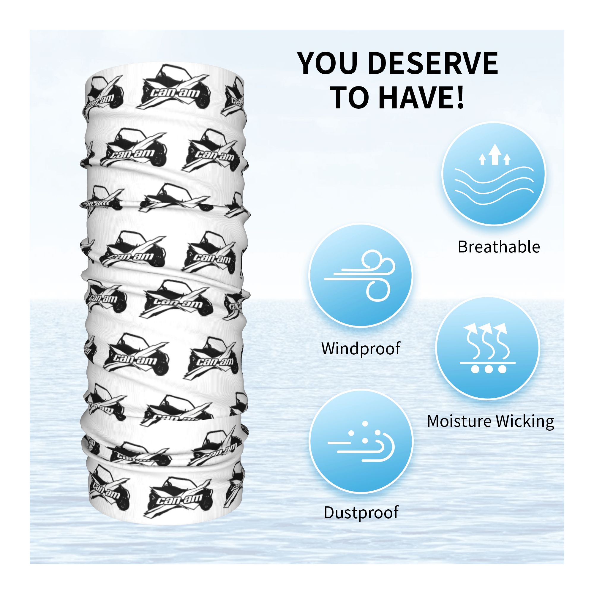 Personalizado pode am bandana  - Neck Gaiter Fleece avaliação e preço