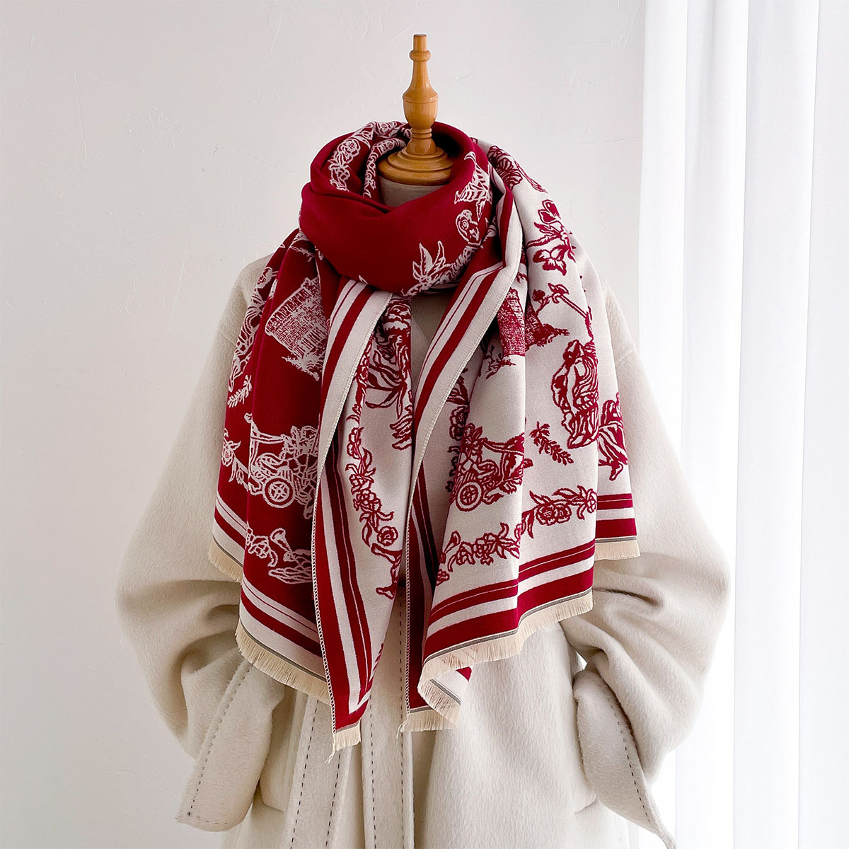 Lenço Feminino, Hijab, Pashmin - Cashmere Pashmina Wrap avaliação e preço