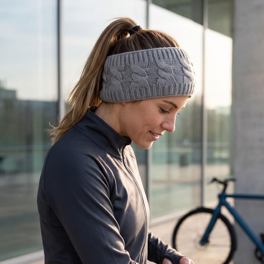 Faixa de Cabelo de Pelo Sintét - Fleece Ear Warmer Band avaliação e preço