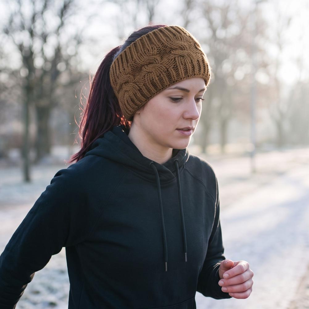 Faixa de Cabelo de Pelo Sintét - Fleece Ear Warmer Band avaliação e preço
