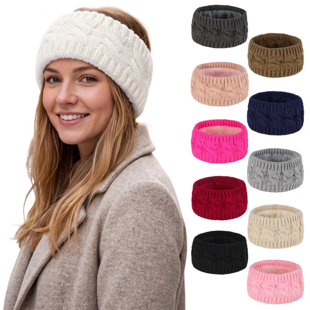 Faixa de Cabelo de Pelo Sintét - Fleece Ear Warmer Band avaliação e preço