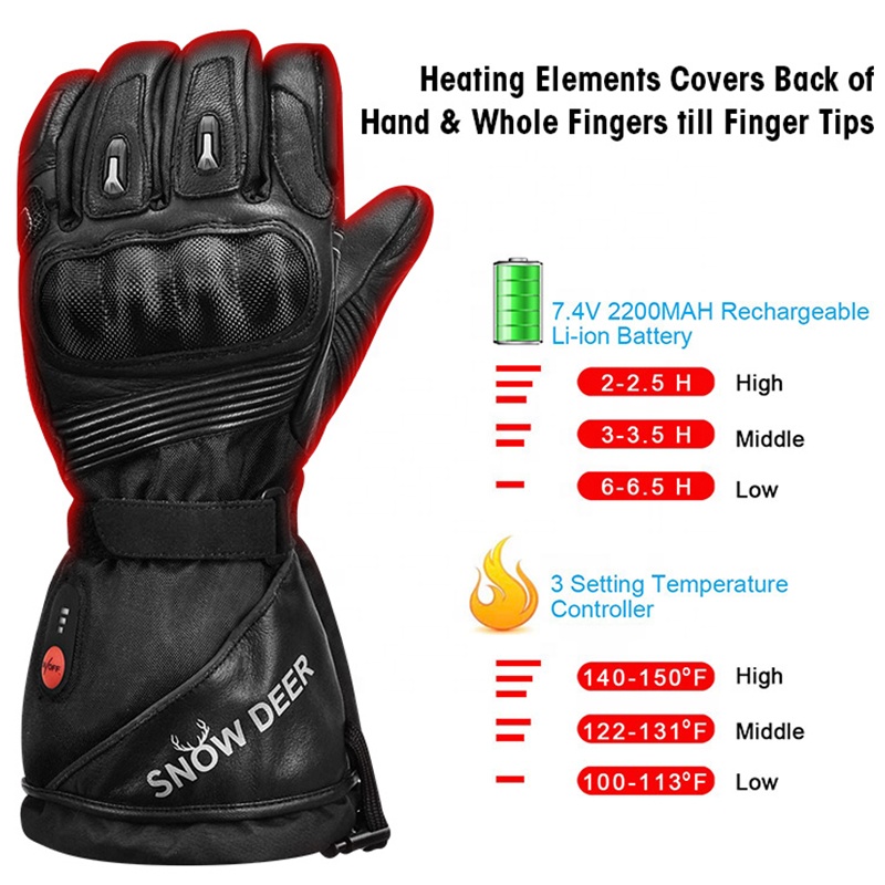 Luvas de Motocicleta Aquecidas - Touch Screen Gloves avaliação e preço