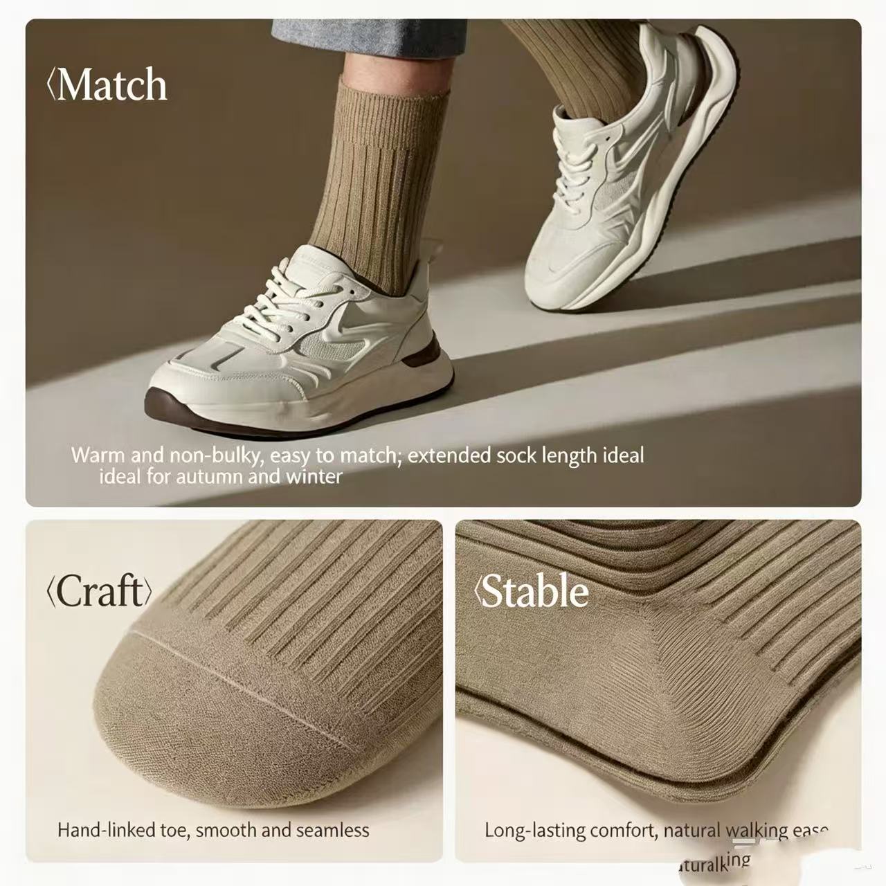 Pacote com 4 pares de meias de - Thermal Sock Wool avaliação e preço