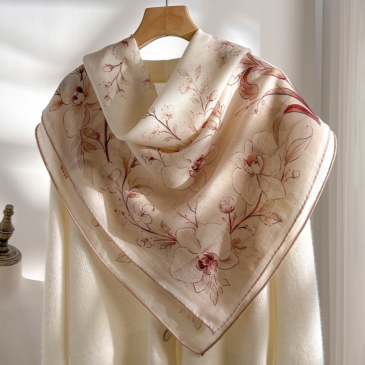 2026 Cachecol Quadrado de Lã 1 - Shawl Wrap Winter avaliação e preço