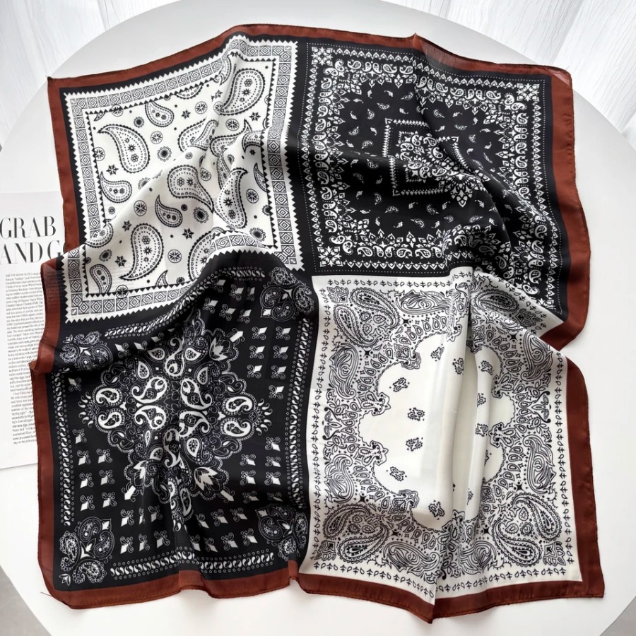 2025 Lenço Quadrado de Seda pa - Shawl Wrap Winter avaliação e preço