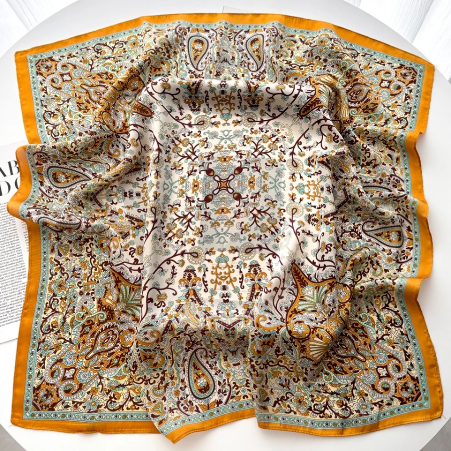 2025 Lenço Quadrado de Seda pa - Shawl Wrap Winter avaliação e preço