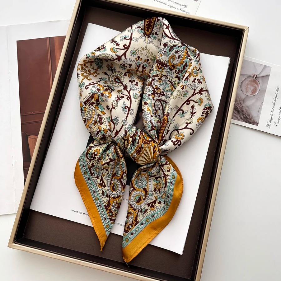 2025 Lenço Quadrado de Seda pa - Shawl Wrap Winter avaliação e preço